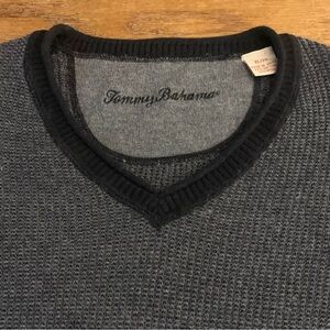 TOMMY BAHAMA Cotton/Wool V Neck Sweater